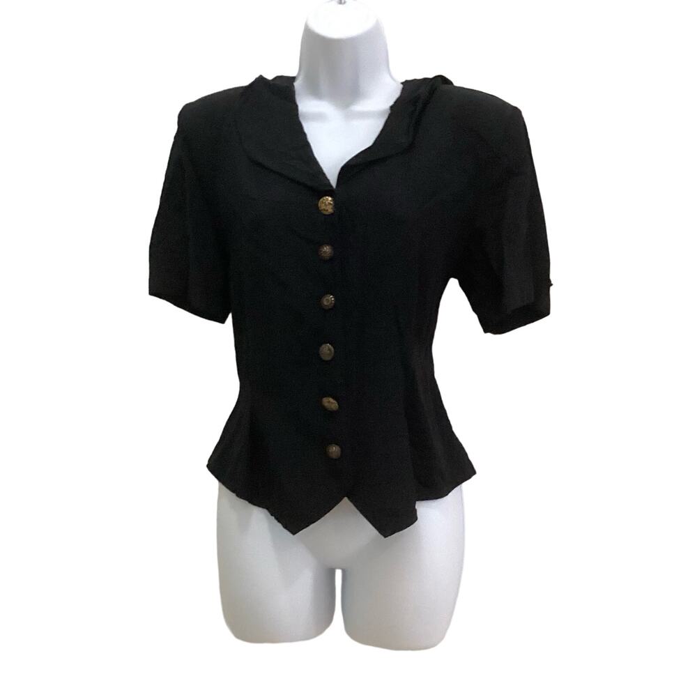 Vintage  Mirrors Button Down with Back Square Attachment